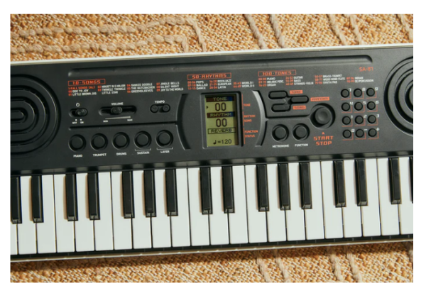 Casio SA-81 44-Key Mini Keyboard - Black/Grey - Image 5
