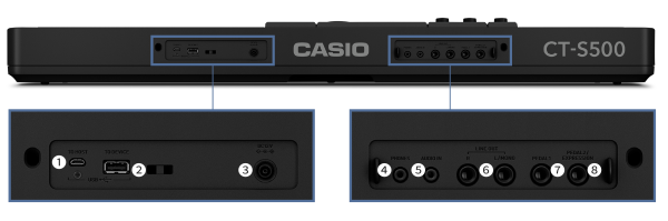 Casio CT-S500 61-Key Portable Keyboard - Image 2