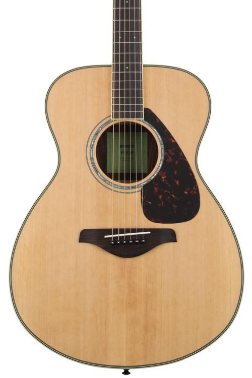 Yamaha FS830 Solid Top Dreadnought-Style Acoustic Guitar - Image 2