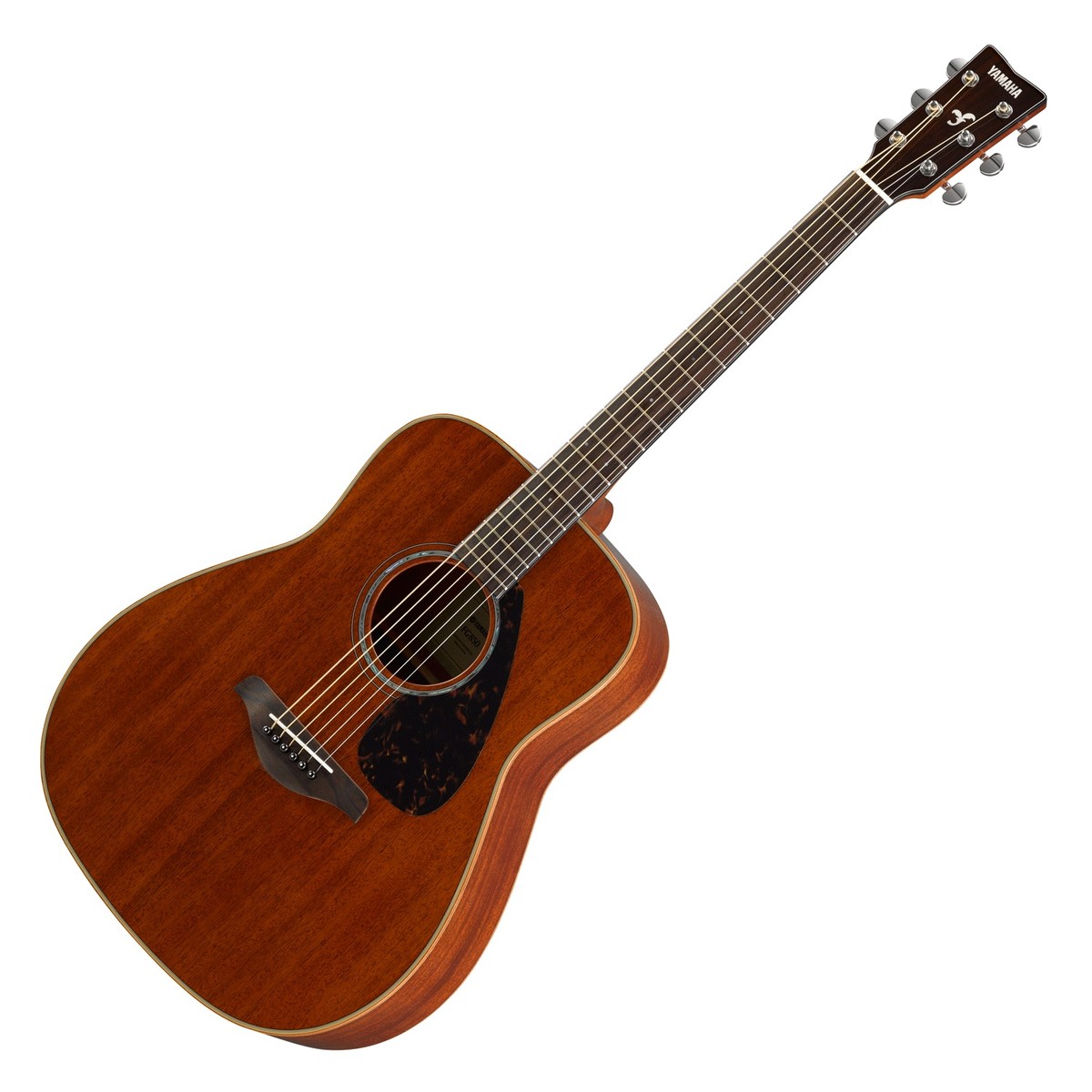 Solid Top Yamaha FS850 All Mahogany Acoustic Guitar - Image 4